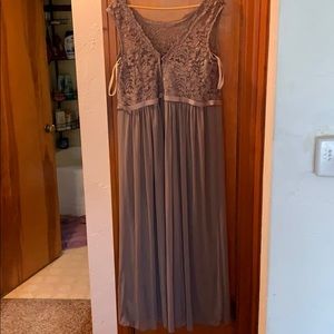 David's Bridal Dresses - Bridesmaids dress (grey) David's Bridal Dresses - Bridesmaids dress (grey)